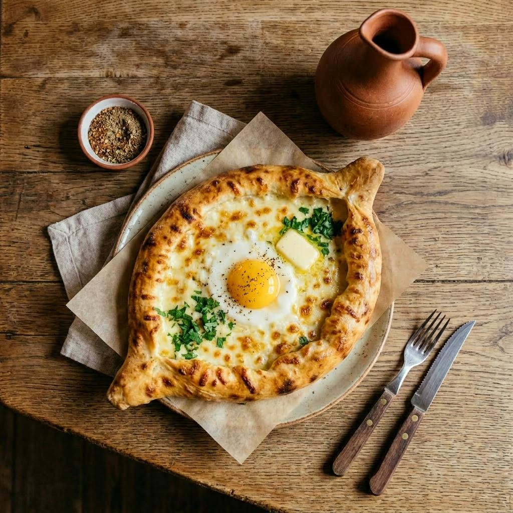Khachapuri Adjaruli